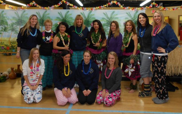 AMA Staff and The Barefoot Hawaiians.
