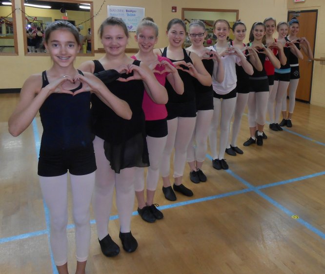 AMA Dance Students Celebrate Sweetheart Week!