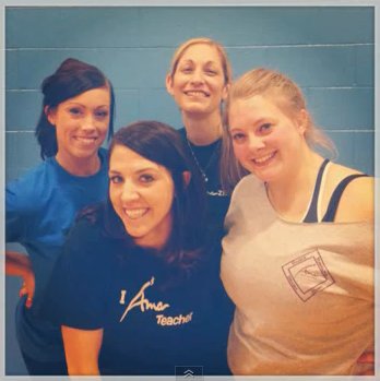 AMA dance instructors Amy Capps, Katie Secor, Kimmy Ehlke and Amy Probasco