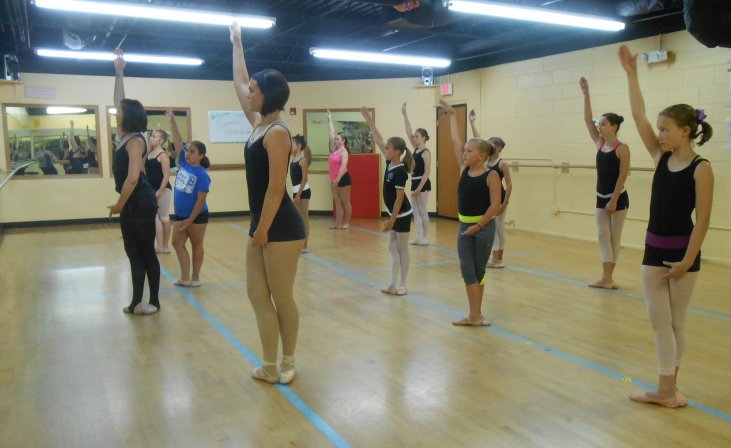 Another photo from our summer camp dance intensive workshop