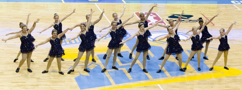 The AMA Dance Force performs at the Allstate Arena in Chicago