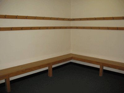 Original dressing room.