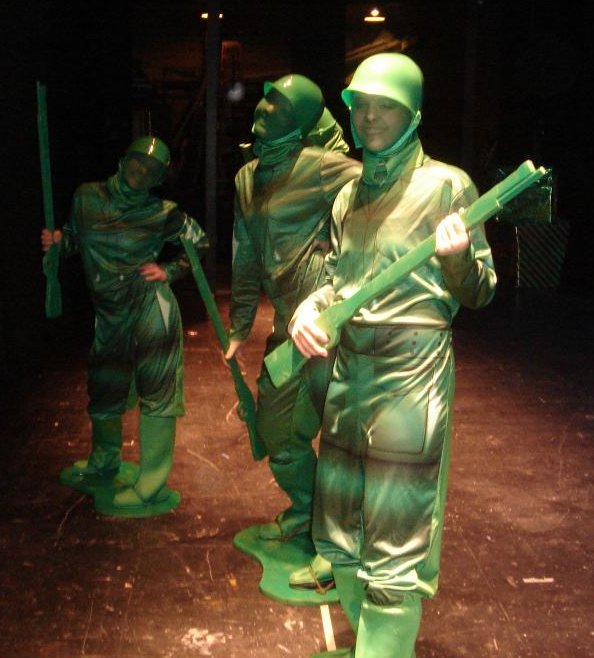 AMA's Green Army Men are part of the holiday show.