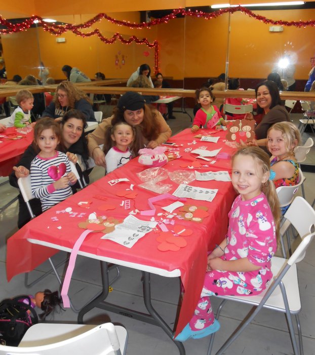 Crafting up a storm at the 2014 AMA Sleepover!