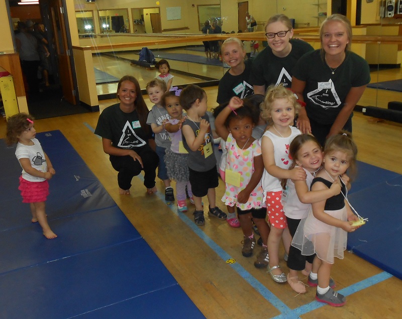 AMA staff with our baby campers in summer 2014