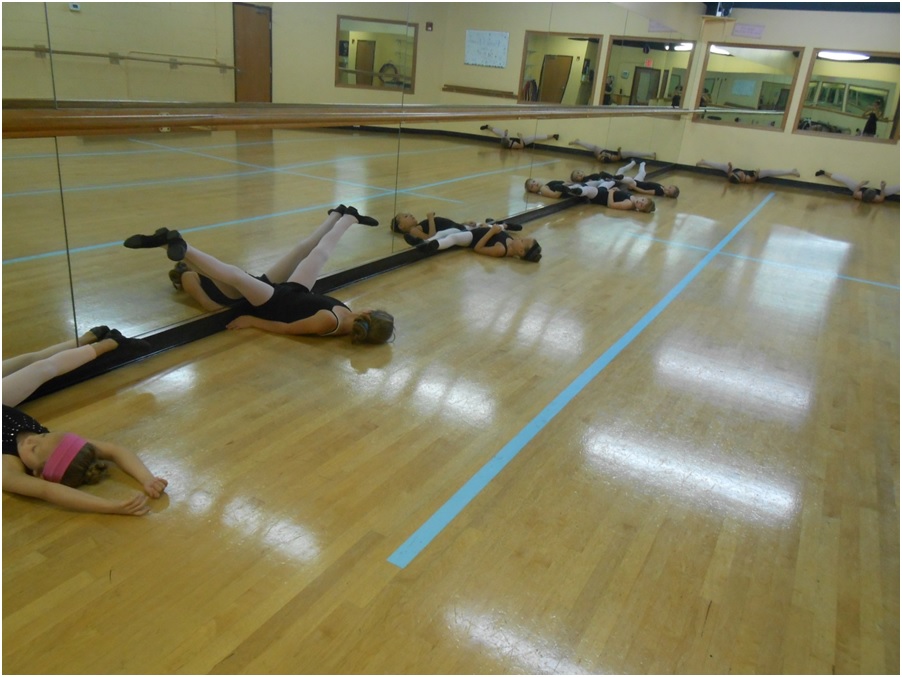AMA Future Force students practice in ballet class