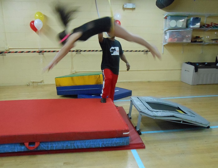 Take tumbling classes at AMA in Des Plaines, IL